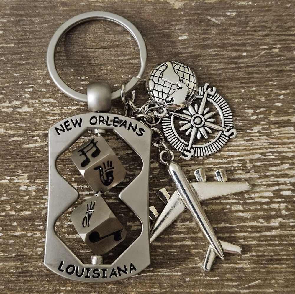 Collectible New Orleans Souvenir Keychain Commemorative Gift